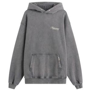 Худи с надписью «Клуб владельцев» Represent, vintage серый