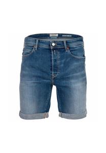 Джинсовые шорты - суперэластичный деним зауженный крой Replay, синий