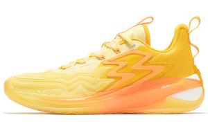 361° Биг3 3.0 Про Оранж Сода Прочные Дышащие Низкие Баскетбольные Кроссовки Желтые
