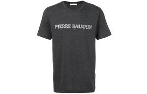 Футболка мужская BALMAIN, серый