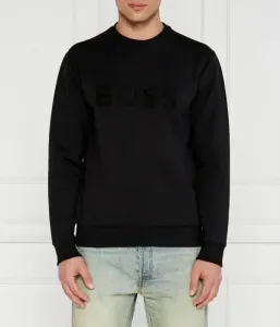 Толстовка Salbo regular fit Boss Green, черный