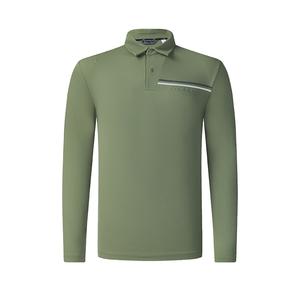 Golf Series футболка поло с длинным рукавом из трикотажной ткани мужская FILA, зеленый