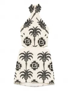 Платье мини Pintaderas Johanna Ortiz, нейтральный