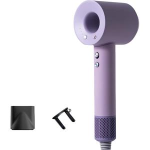 Фен с отрицательными ионами для ухода за волосами, термостат и быстрая сушка, отрицательные ионы, 110 000 об/мин, мощный поток воздуха GSBS62 Dr.Flash, лаванда