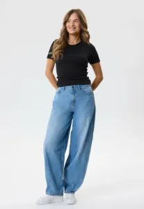 Свободные джинсы бочкообразной формы Two Soon, Light Blue Denim