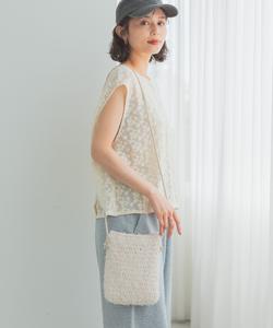 Сумка через плечо из декоративной пряжи Studio Clip, цвет Off White 11