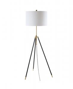 Регулируемый металлический светодиодный напольный светильник Lucius Jonathan Y, черный