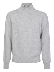 Вязаный свитер с высоким воротником Altea, серый