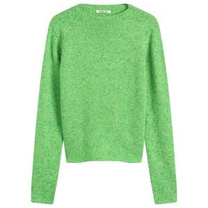 Вязаный кашемир меланж p/o Auralee, top зеленый