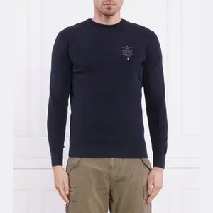 Свитер обычного кроя Aeronautica Militare, синий