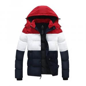 Зимняя куртка Wantdo Men's, красный/белый/темно-синий