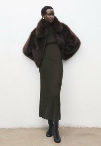 Платье Mango Jumper dress, Khaki