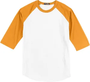 SPORT-TEK Unisex футболка с коротким рукавом и цветными вставками