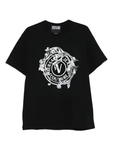 Футболка Porcelain с принтом Barocco Versace Jeans Couture, черный