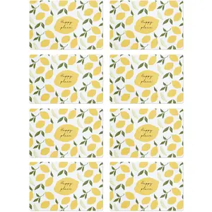 Салфетки для стола Лимоны, набор из 8 шт., пластик Zeller Present, Bunt