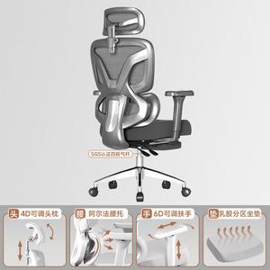 Кресло Xihao Kallevi E18 эргономичное компьютерное офисное с латексом для долгого сидения вращающееся SGS Grade Four Air Suspension Nylon 1