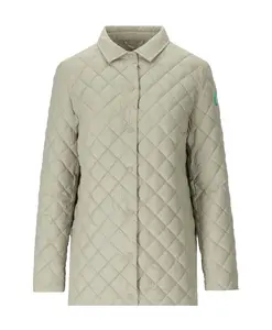 Бежевая стеганая куртка Libra с ромбовидной стежкой. Save The Duck, бежевый