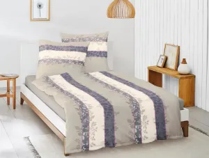 Комплект постельного белья Mako Satin, 2 предмета: пододеяльник 135 x 200 см, наволочка 80 x 80 см, Capri 332107-80 barista Irisette