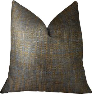 Plutus Brands Декоративная подушка Plutus Vibrant Tazanite ручной работы Blue, Brown