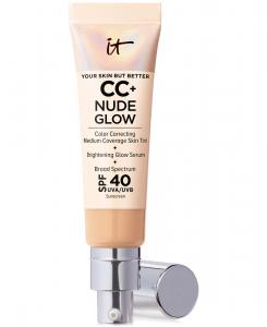CC+ Nude Glow Lightweight Foundation + Glow Serum SPF 40 IT Cosmetics, цвет medium