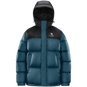 Куртка пуховая короткая Unisex Kunlun Mountain Collection CAMEL, night mooring синий/phantom черный