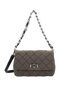 Женская сумка через плечо в клетку с поворотным замком PICARD, черный