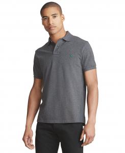 Мужская футболка-поло классического кроя из сетчатой ​​ткани Polo Ralph Lauren, мульти