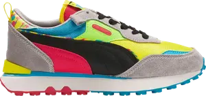 Кроссовки Puma Rider FV Big Kid Charcoal & Paint, желтый