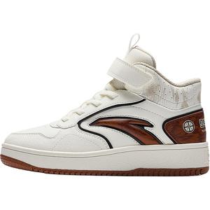 Slip Resistant Abrasion Resistant High top Kids' Skateboarding Shoes Kids' Antakids, айвори белый/nutshell коричневый-1