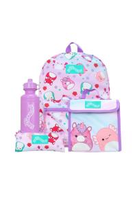 Школьная сумка, набор из 4 предметов Squishmallows, мультиколор