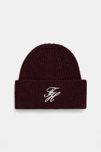 Шерстяная шапка Tommy Hilfiger, бордовый