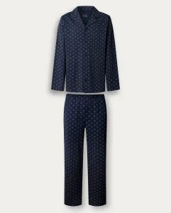 Комплект мужской пижамы с длинными штанами с принтом Icon Hackett, синий