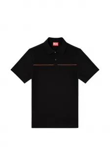 Поло с коротким рукавом Diesel, черный