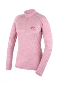 Топ с длинными рукавами MEROW ZIP Husky, розовый