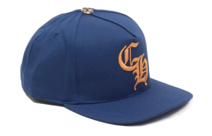 Кепка с вышитым логотипом Chrome Hearts, синий