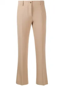 Укороченные брюки средней посадки Alberto Biani, коричневый