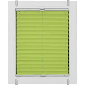 Жалюзи-плиссе Sunlines «One Size Style Crepe», непрозрачные, без сверления, натяжные, цвет аксессуаров серый, для зажима