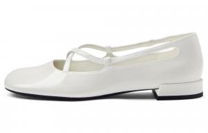 Женские повседневные туфли PU Casual Shoes 2cm CHARLES&KEITH, кремовый milk белый