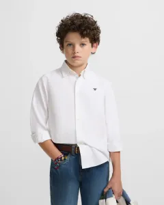 Классическая спортивная рубашка для мальчиков Оксфорд Silbon, белый