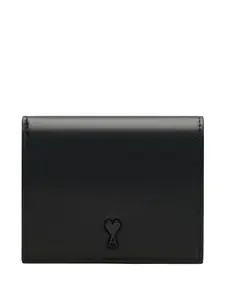 Бумажник с монограммой Ami de Coeur Ami Paris, черный