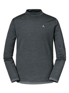 Рубашка "Merino Turtle Neck M" цвета "пиратский черный" Schöffel