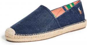 POLO RALPH LAUREN Cevio Floral Canvas Espadrille, Navy