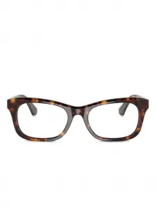 Очки в квадратной оправе Burberry, коричневый