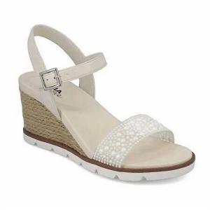 Женские босоножки Lonny Wedge из костяного материала Mia, Bone