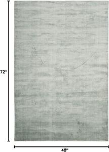 SAFAVIEH Mirage Collection ковер, 122 x 183 см, Blue, Handmade Modern Viscose, идеально для помещений с высокой проходимостью: прихожая, гостиная, спальня (MIR234B)