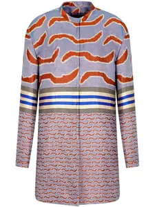 Пальто с жаккардовым узором GIORGIO ARMANI, красный