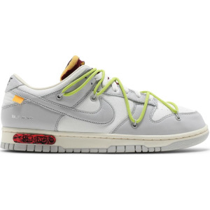 Кроссовки Nike Off-White x Dunk Low 'Lot 08 of 50', белый