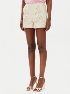 Шорты из ткани обычного кроя 251TP2162 Twinset, бежевый