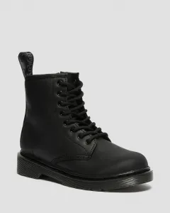 Dr. Martens Junior 1460 Ботинки на подкладке из искусственного меха, цвет Black — Republic Waterproof