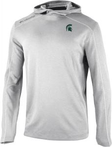 Толстовка с капюшоном Columbia Michigan State Univ Golf Men's Shotgun, Cool Grey